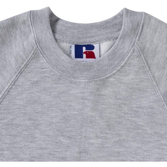 Russell Klassiek sweatshirt (Licht Oxford) - Image 3