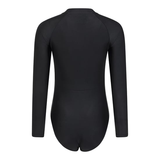 Mountain Warehouse Womens/Ladies Surfer Long-Sleeved One Piece Swimsuit (Jet Black) - Image 2