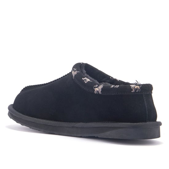 Mens Outback Black Slippers