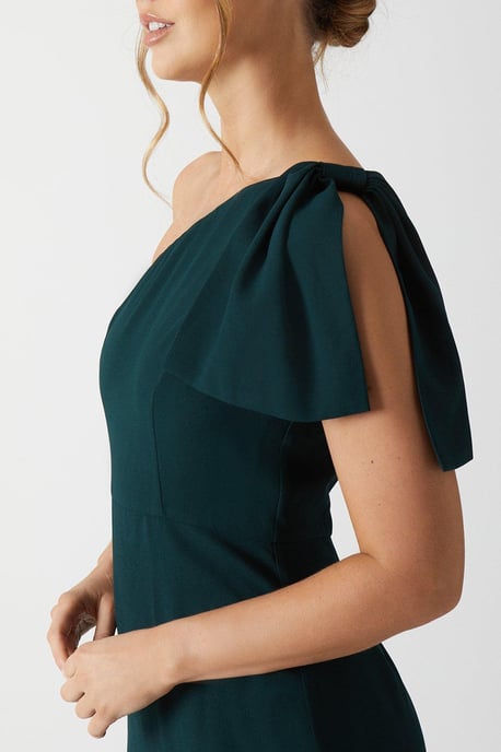 Bow One Shoulder Bridesmaids Dress - Image 4