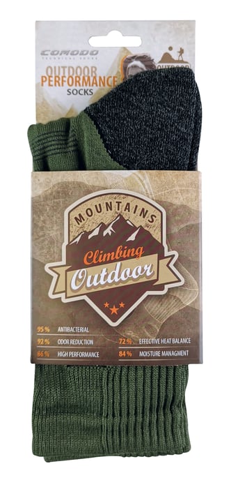 COMODO - Bamboo Hiking Socks for Summer | Anti Blister Cushioned Heel & Toe | Men's & Ladies - Image 2