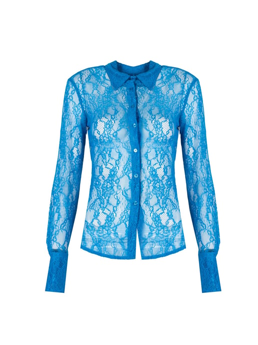 Pinko Shirt Cortese Woman's Blue - Image 1