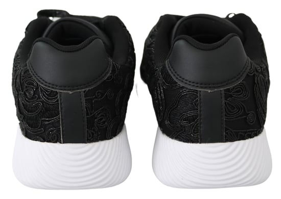 Plein Sport Women's Black Polyester Runner Joice Sneakers Shoes