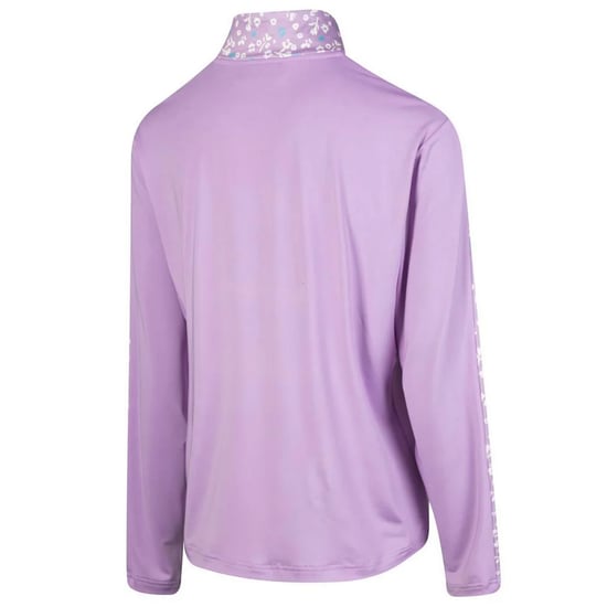 Island Green Dames/Dames Bloemen Base Layer Top (Paars) - Image 2