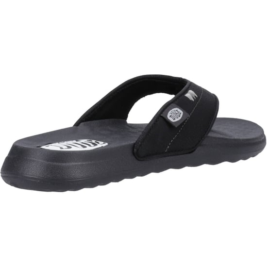 HEYDUDE Christi Flip Classic Polyurethane Women's Black Sandals - Image 2