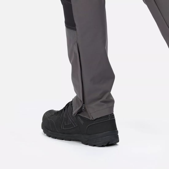 Regatta Mens Questra IV Hiking Trousers (Dark Grey/Black)