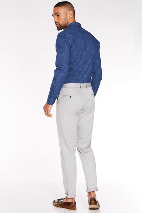 Pale Blue Slim Fit Chino Trouser