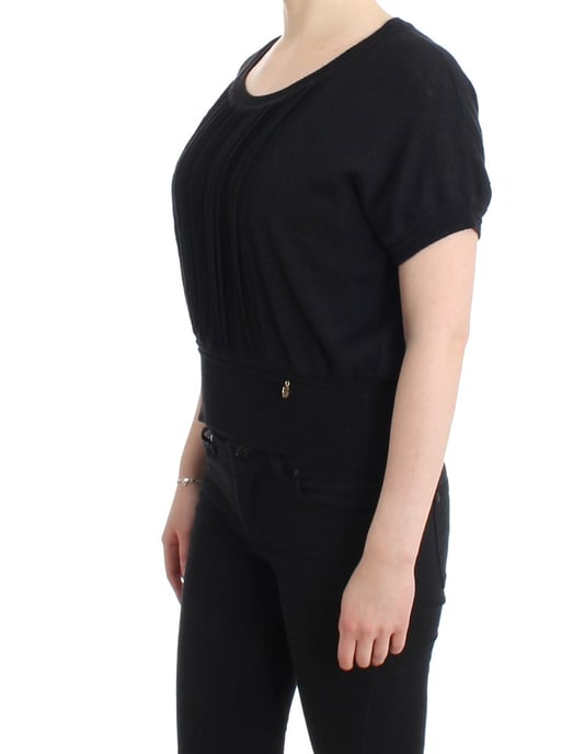 Cavalli Black short sleeved jumper