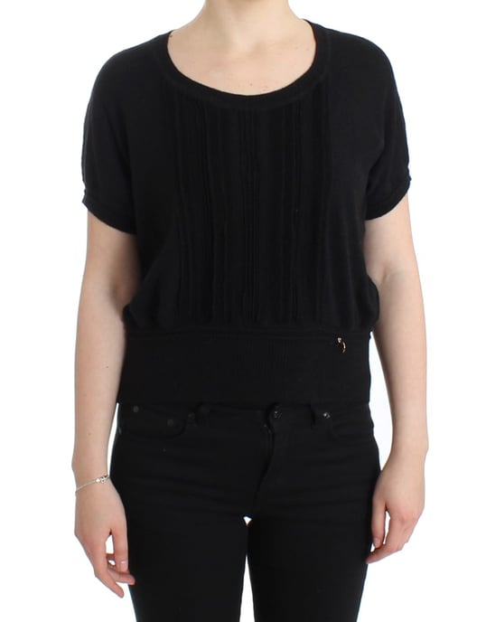 Cavalli Black short sleeved jumper