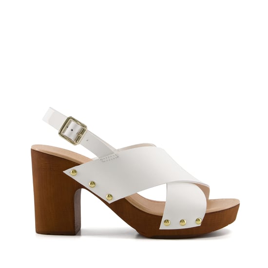 Dune Ladies JINGERS Cross-Strap Clog Heels - Image 2