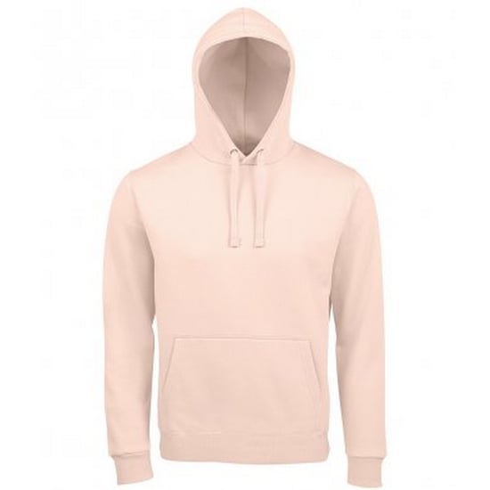 SOLS Unisex Adults Spencer Hooded Sweatshirt (Creamy Pink) - Image 1