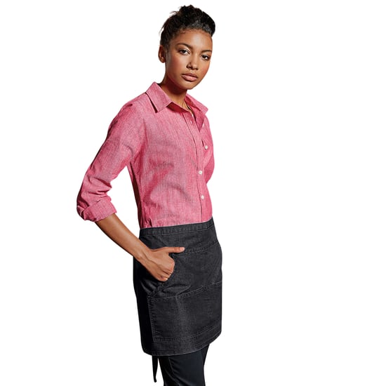 Premier Spijkerbroeksteek Denim Tailleschort (Zwarte denim) - Image 2
