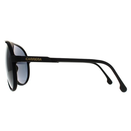 Carrera Aviator Unisex Matte Black Dark Grey Sunglasses