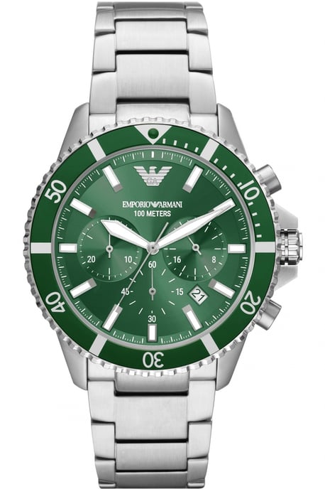 Emporio Armani Diver Herrklocka i Silver AR11500 - Image 1
