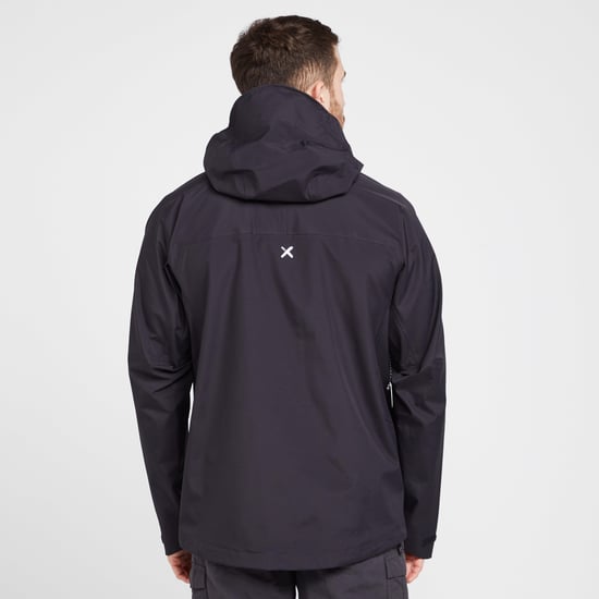 OEX Men's Tirran Waterproof Athletic Fit Jacket with Adjustable Hood, Hiking Raincoat