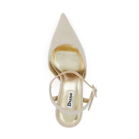 Dune Ladies CHANNEL Buckle-Detail Heeled Courts Channel