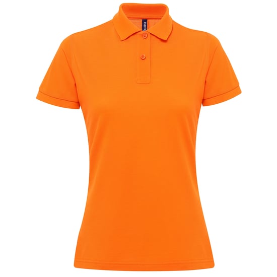 Asquith & Fox Womens/Ladies Short Sleeve Performance Blend Polo Shirt (Orange) - Image 1
