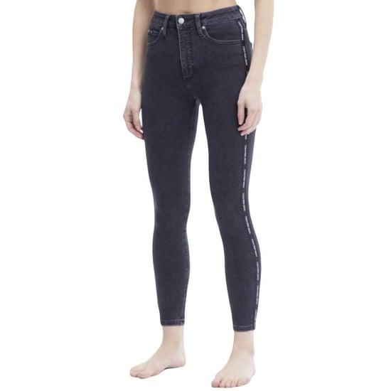 Calvin Klein Damjeans med hög midja, superskinny passform, ankellånga - Image 1