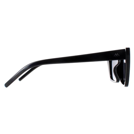 Montana Cat Eye Womens Shiny Black Smoke Polarized MP64