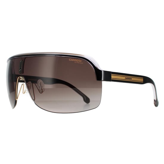 Carrera Shield Unisex Black Gold Brown Gradient Topcar 1/N
