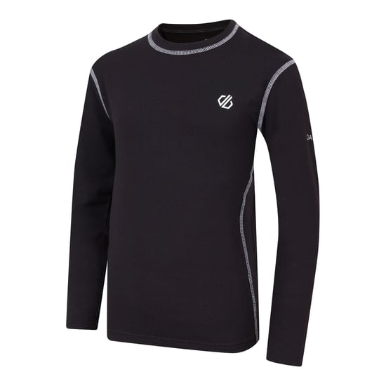 Dare 2B Childrens/Kids Pow II Plain Base Layer Set (Black)