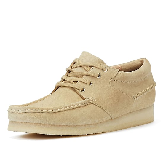 Clarks Originals Wallabee Boat Suede Men's Maple Lace-Up Shoes - Image 3