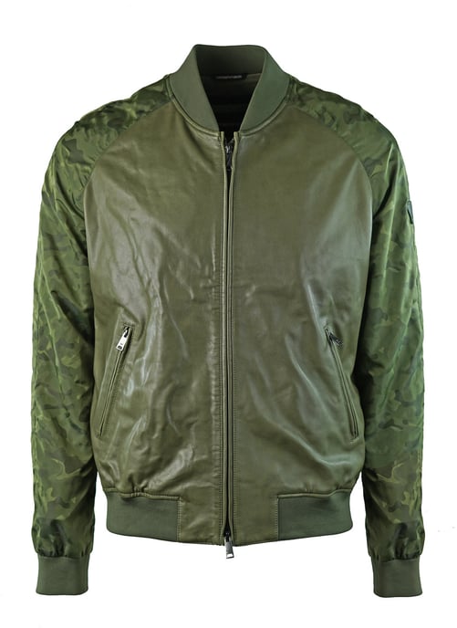 Emporio Armani W1B54P W1P58 010  Leather Jacket