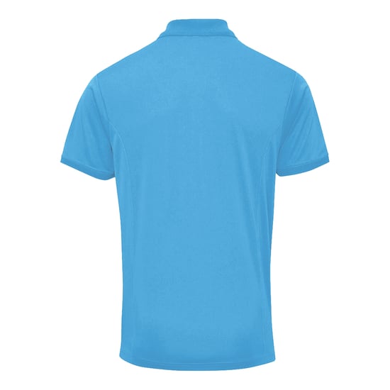 Premier Heren Coolchecker Pique korte mouw Polo T-Shirt (Saffier) - Image 2