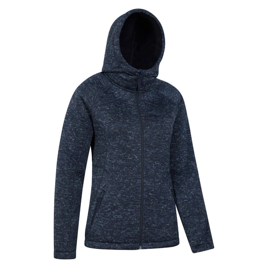 Mountain Warehouse Dames/Dames Nevis Bontgevoerde Full Zip Hoodie (Marine) - Image 3