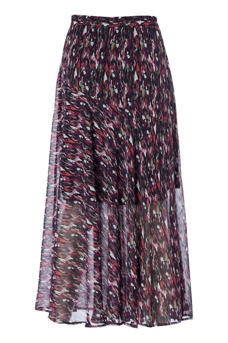 Amee Print Rok Taupe / Multi - Image 2