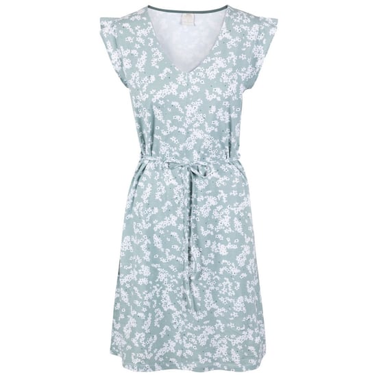 Trespass Womens/Ladies Holly Ditsy Print Short-Sleeved Dress (Dusty Teal)