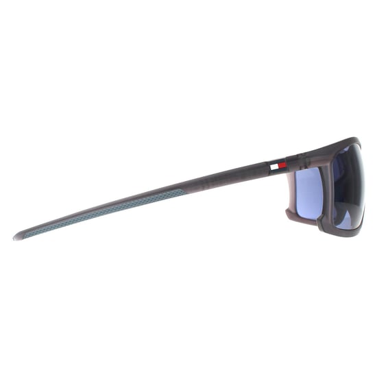 Tommy Hilfiger Rectangle Mens Matte Grey  Blue  TH 1915/S