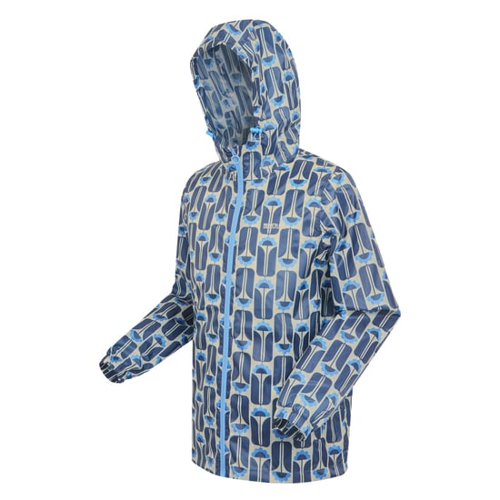 Regatta Womens/Ladies Orla Kiely Tall Flowers Packaway Waterproof Jacket (Navy)
