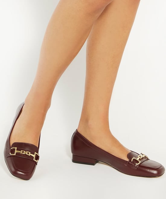 Dune Ladies Graice - Branded Snaffle Trim Square Toe Loafer