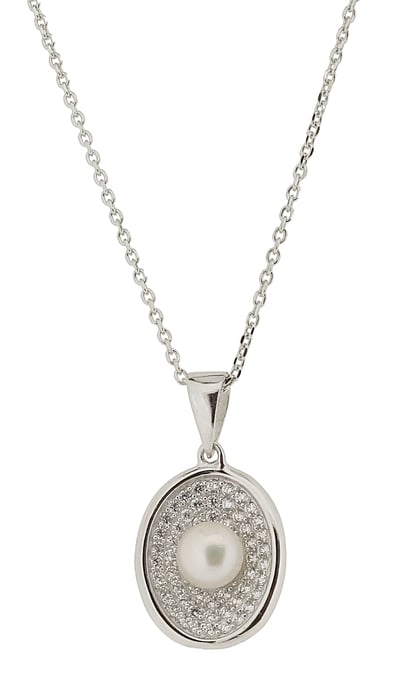 Orphelia Vrouwen 925 Sterling Zilveren Ketting met Hanger - Zilver ZH-4605 - Image 2