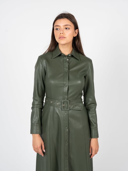 Liu Jo Dress Woman's Green - Image 3