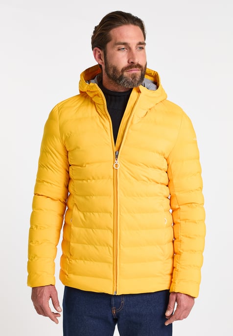 Dreimaster Padded quilted jacket Men yellow - Image 2