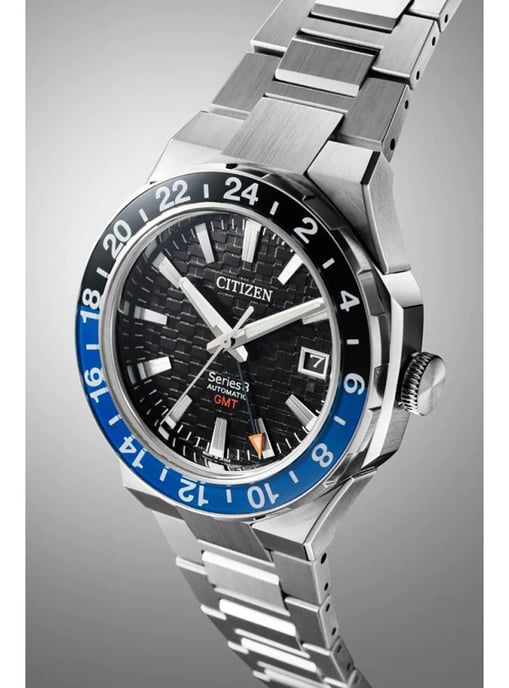 Citizen Series 8 GMT Heren Zilveren Horloge NB6031-56E - Image 3