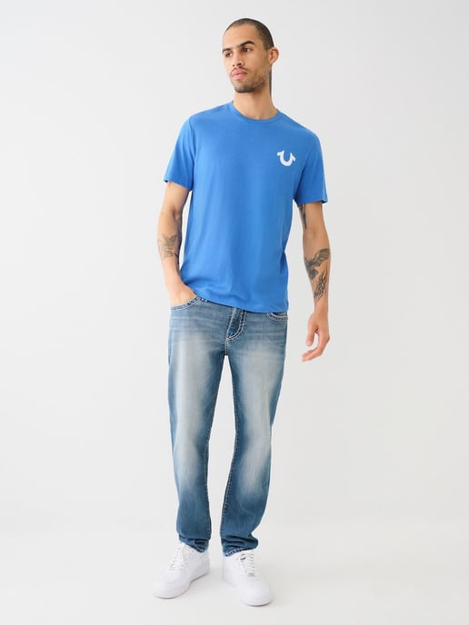 True Religion Tee in Blue