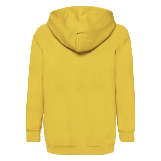 Fruit of the Loom Childrens/Kids Classic Hooded Sweatshirt (Sunflower) - Image 2