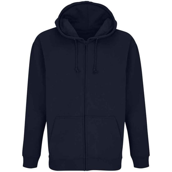 SOLS Unisex Adult Carter Full Zip Hoodie (French Navy) - Image 1