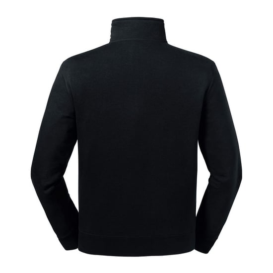 Russell Heren Authentieke Zip Neck Sweatshirt (Zwart) - Image 2