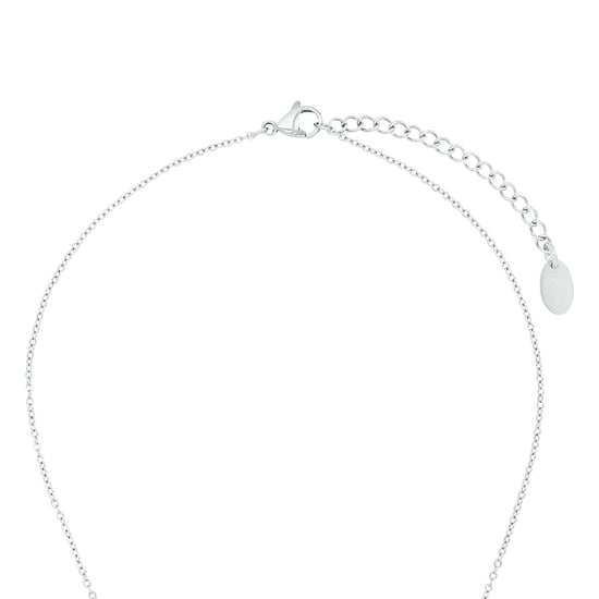 Amor chain with pendant Unisex necklace by amor, letter Z, Letter, stainless steel yellow gold plated
