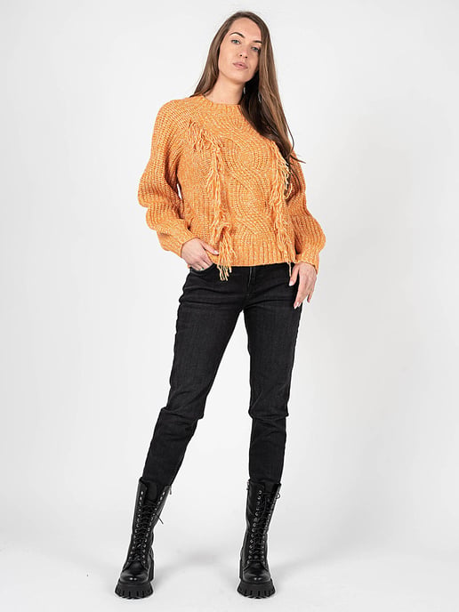 Silvian Heach Pullover Woman's Orange - Image 6