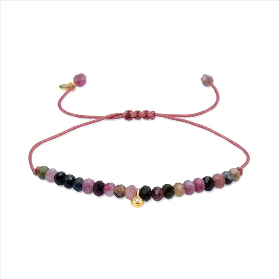 Bracelet Luxenter Kasai made of 925 sterling silver and Multicolour Crystal 18K yellow gold plated finish - Image 1