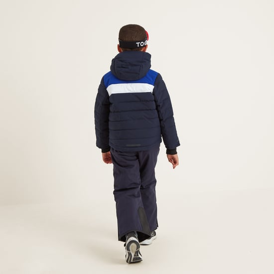 Laithe Kids Ski Jacket Dark Indigo/Royal Blue