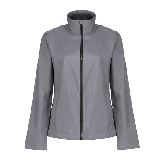 Regatta Womens/Ladies Ablaze Printable Softshell Jacket (Rock Grey/Black)