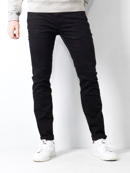 Petrol Industries - Heren Seaham Classic Slim Fit Jeans  - Zwart - Image 3