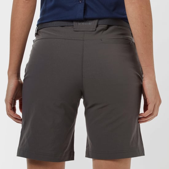 Brasher Women's Walking & Hiking Stretch Shorts with Multiple Pockets and Matching Belt