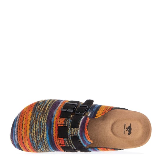 Women's Rocket Dog Abelplus Stripe Clog Slippers in multi colour - Image 5
